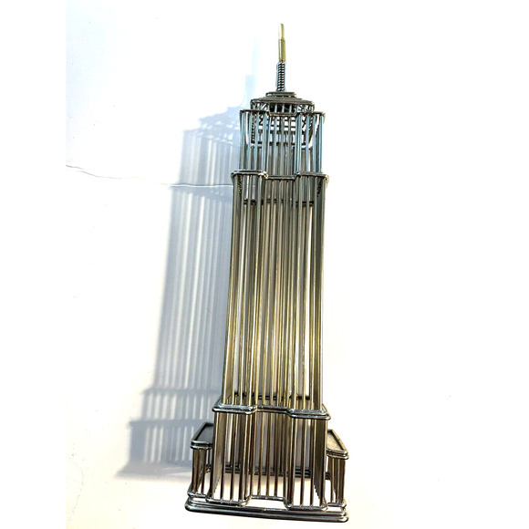 Doodle Destinations Eiffel Tower Big Ben Empire State Building 3 Pc Decor 12" - Picture 10 of 13